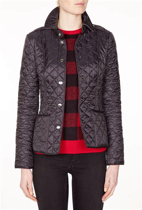 burberry quilt coat gray|burberry brit quilted lightweight coat.